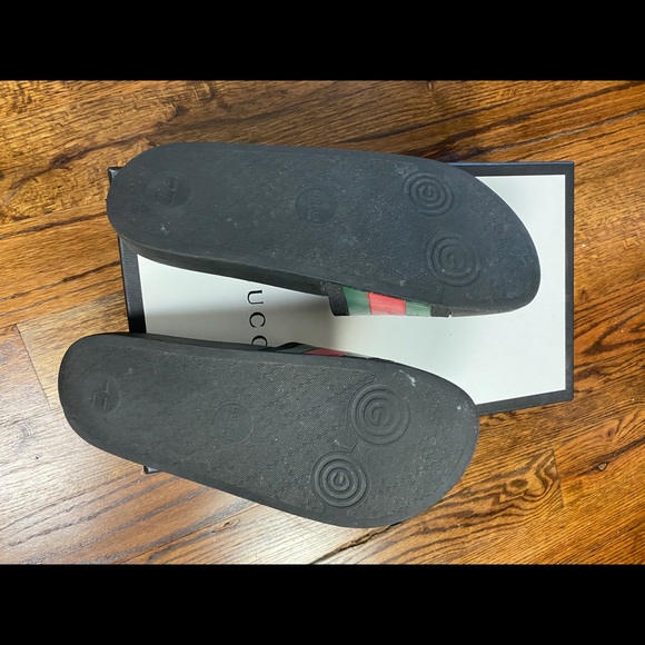 Gucci Rubber Slide Black main image 7